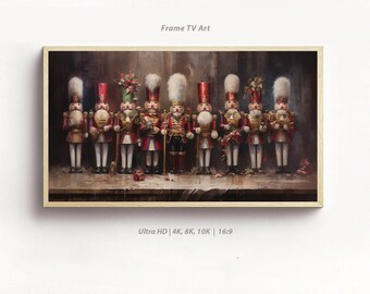 Vintage Nutcracker Frame TV | Christmas Retro Frame TV | Samsung Frame TV | Victorian Nutcracker | German Christmas | The Nutcracker