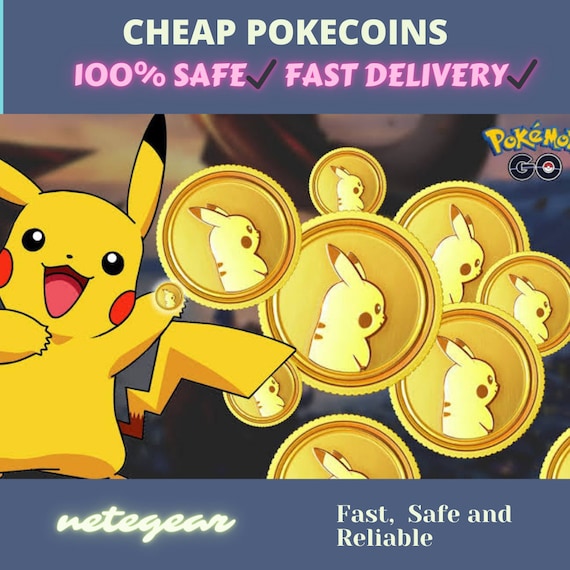 Pokemon Go Coins Pokecoins - 2,500 to 29,000 Coins - SAFE - Fast Delivery -  up to 50% Cheaper - Etsy