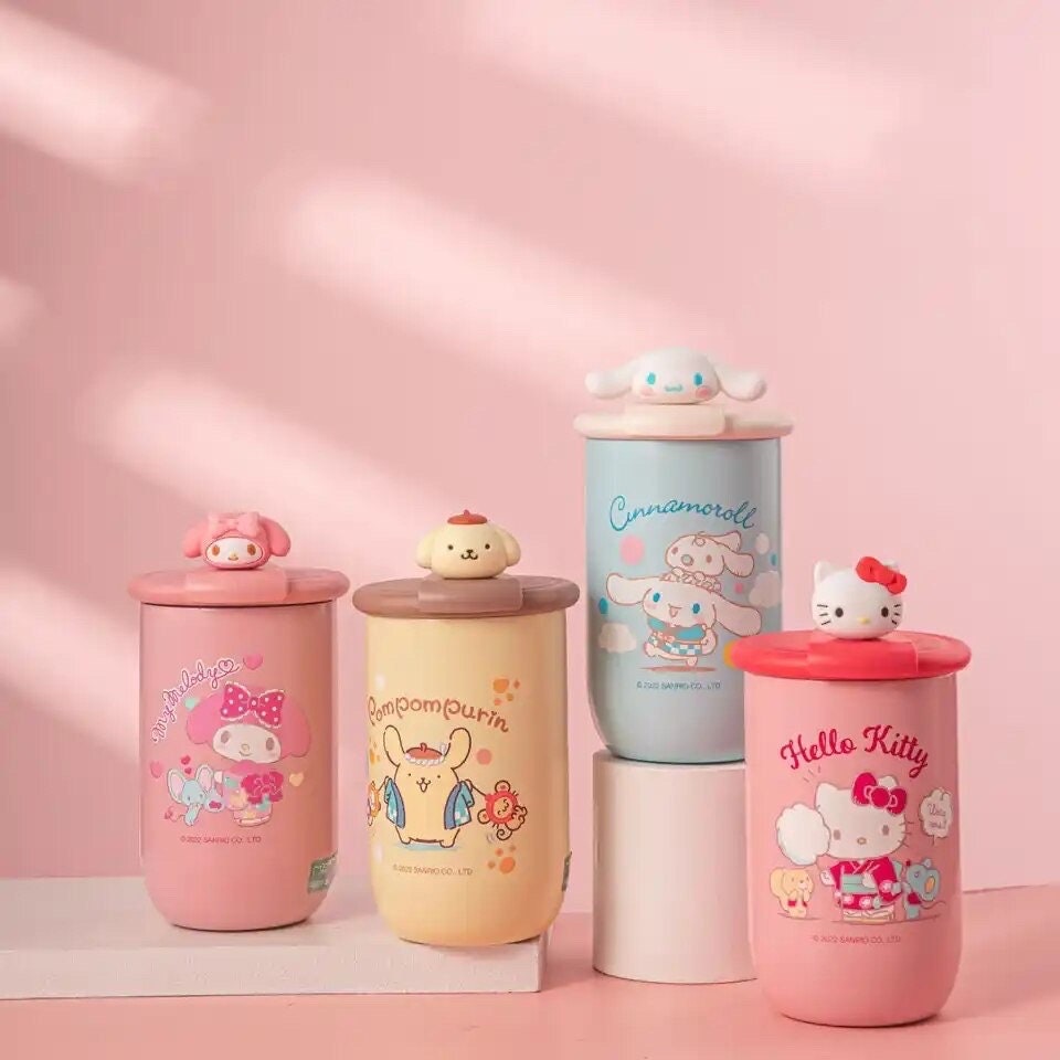 botu 600ml kawaii sanrio series thermos