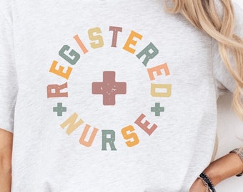 GEREGISTREERD VERPLEEGSTERSHIRT | Nationale verpleegstersweek cadeau | Cadeau voor verpleegster, afstudeercadeau voor rn | Aangepaste damest-shirt