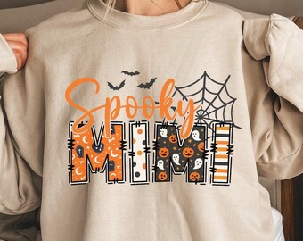 LÄSKIG MIMI HALLOWEEN-tröja, Mimi-tröja, Nana-tröja, Gigi-tröja, Läskig Mimi-tröja, present till mormor Halloween-present