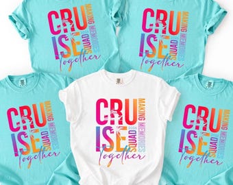 CRUISE SQUAD SHIRTS, 2026 Cruise Crew Shirt, Making Memories Together Cruise Tshirt, Family Cruise Vacation Tees, Matching Cruise Shirts