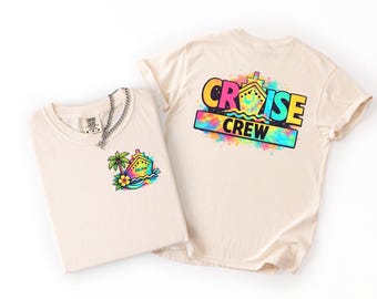 CRUISE CREW SHIRTS, Matching Cruise Shirts, Family Cruise Trip Shirts, Comfort Colors Cruise Shirts, Group Vacation Tees, 2026 Cruise Crew