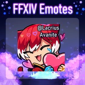 FFXIV Crystal Exarch Love PNG Emote