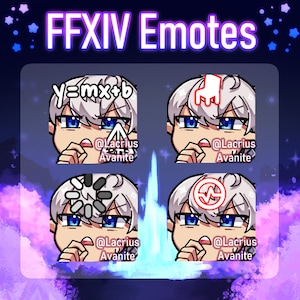 FFXIV Alisaie Thinking PNG Emotes