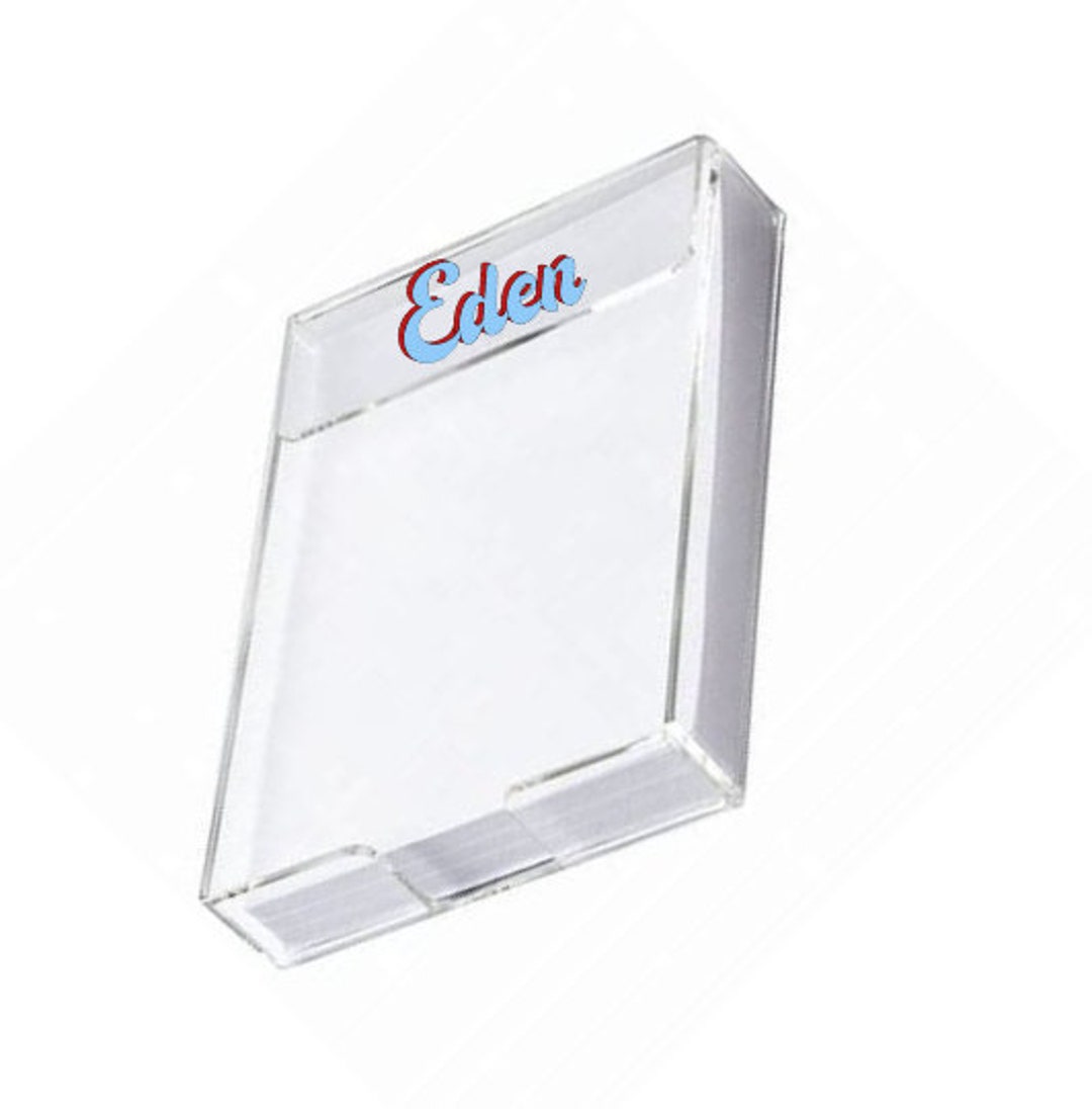 Personalized Acrylic Memo Holder paper Included Etsy