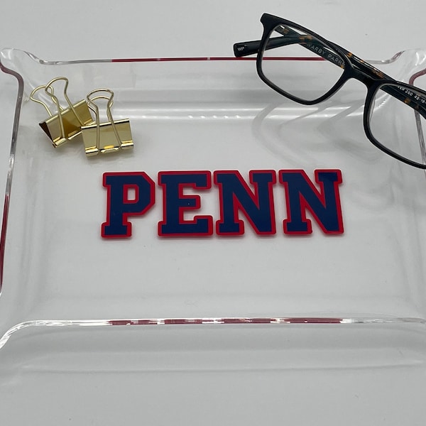 Classic College 6" x 8" acrylic Pinch Tray - University of Pennsylvania