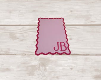Mahjong Mixer/ Personalized light pink mahjong tile shuffler