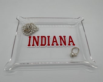 Classic College 6 x 8 acrylic Pinch Tray - Indiana University