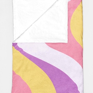 Minky Blanket Sapphic Pride - Velveteen Microfiber Blanket