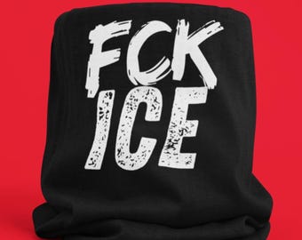 FCK ICE Leichte Neck Gaiter - Gesichtsmaske von einem Queer-zertifizierten Unternehmen