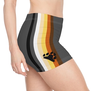 Bear Pride Flag Short Shorts