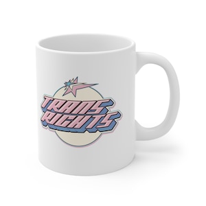 TRANS RIGHTS Ceramic Mug, 11oz