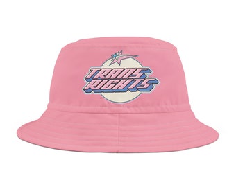Trans Rights Pink Bucket Hat