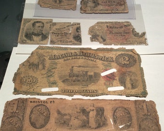 Scarce Huge 1800’s Obsolete Currency Collection- Many Tough Notes- Great Variety