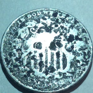 Key Scarce Date 1883/2 Overdate Shield Nickel- Fine Details Grade- Very Hard To Find- High Greysheet Value