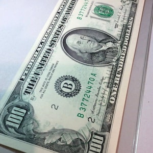 Rare FULL Offset Printing Major BEP Error Back Side On Front- 1988 100 Dollars Note- Entire Back Side Design Printed On The Front