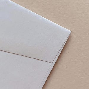 ENVELOPES // METALLIC WHITE // Invitations. Announcements.Wedding. SavetheDates. C6 130x190 5x7 . Blank Envelopes. Diy Bride