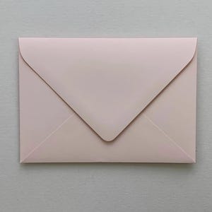 ENVELOPES // BLUSH PINK // Invitations. Announcements.Wedding.SavetheDates. C6 C5 130x190 5x7. Blank Envelopes. VariousColours. Diy Bride