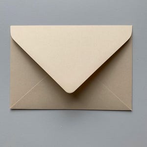 ENVELOPES // BUTTERMILK // Invitations. Announcements.Wedding. SavetheDates. C6 C5 130x190 5x7 DL. Blank Envelopes. Diy Bride