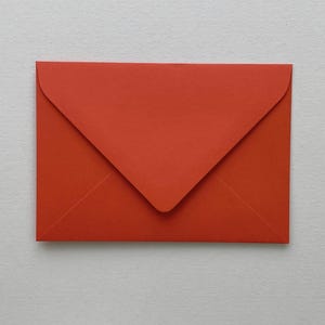 ENVELOPES // CAYENNE // Invitations. Announcements.Wedding. SavetheDates. C6 C5 130x190 5x7 . Blank Envelopes. Diy Bride