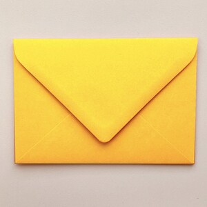 ENVELOPES // LEMON YELLOW // Invitations. Announcements.Wedding. SavetheDates. C6 C5 130x190 5x7 . Blank Envelopes. Diy Bride