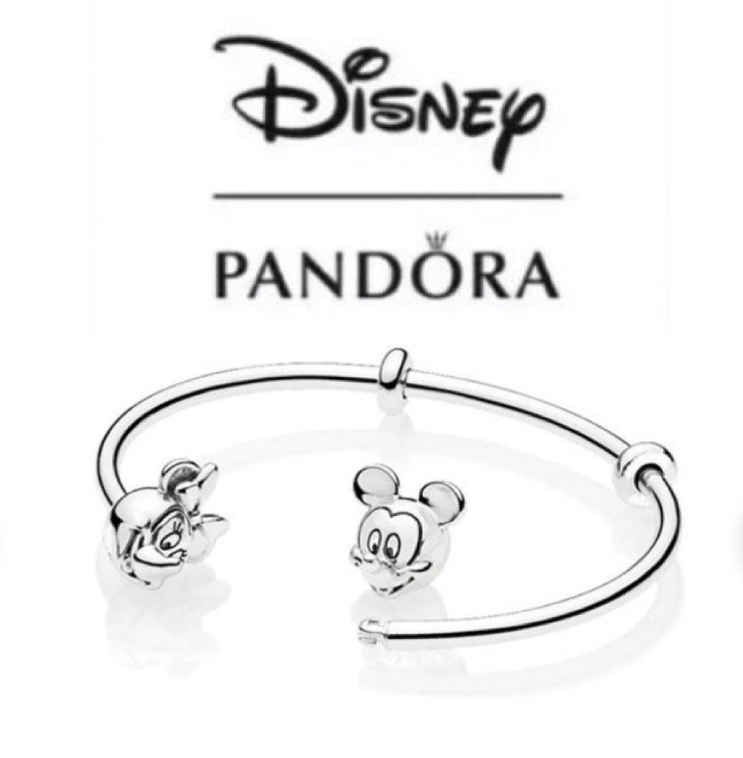 Pandora Mickey Mouse Ring|disney Chip & Dale Squirrel Pandora Bead -  Tibetan Silver Mickey Mouse Charm