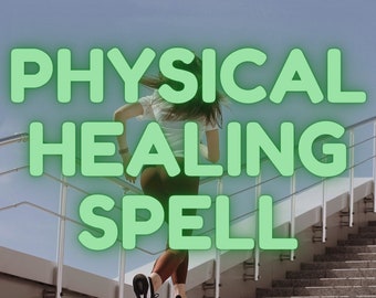 Physical Healing Spell, Health Spell, Illness Spell, Sickness Spell, Surgery Spell, Help With Illness, Pain Relief, Heal with Powerful Spell