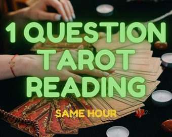 Psychic Witch Reading Same Hour 1 Question, One Question Tarot reading, Personalized Reading, Psychic Reading, Tarot Reading