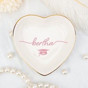 Porta-joias personalizado para formatura, presente de formatura para ela, presente para a turma de 2025, porta-alianças personalizado para filha, presente para festa de formatura, porta-joias