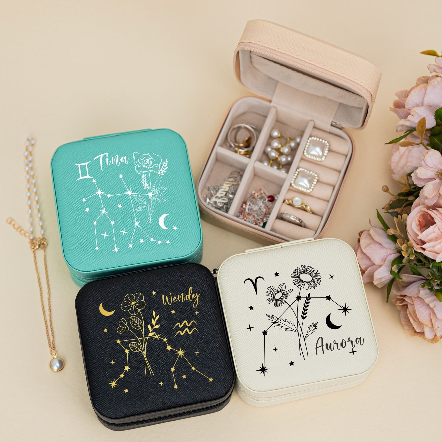 Portagioie Vintage In Metallo, Piccola Scatola Decorativa Con Coperchio Per Anelli, Orecchini, Gemelli E Collane – Regalo Ideale Per Natale E Festa Della Mamma