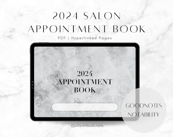2024 Digital Salon Appointment Book | GoodNotes Planner (PDF)