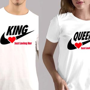 King and Queen Couples shirts, Funny Couples Shirt, Couples Shirts, Couples Vacation Shirts, Matching Tee, Gifts for Couples