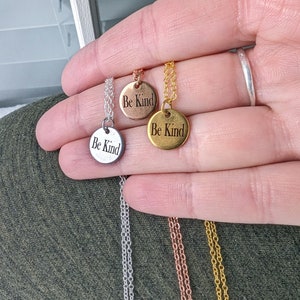 Be kind of a bitch (pendant only) matching best friend gift funny mothers day minimalist gift idea coworker gift idea sarcastic gift