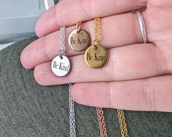 Be kind of a bitch (nur Anhänger) passendes beste Freundin Geschenk witzig Muttertag Minimalist Geschenk Coworker Geschenkidee sarkastisches Geschenk