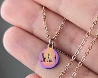 Be kind of a bitch halskette passende freundin geschenk lustige muttertag minimalist geschenk kollege geschenk sarkastisches geschenk für Krankenschwester