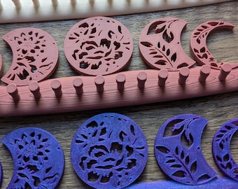 Mondphase Halskettenhänger benutzerdefinierte Schmuckaufhänger Boho Geschenkidee für die beste Freundin einzigartige Geschenkidee für den Schmuckorganisator der Tochter