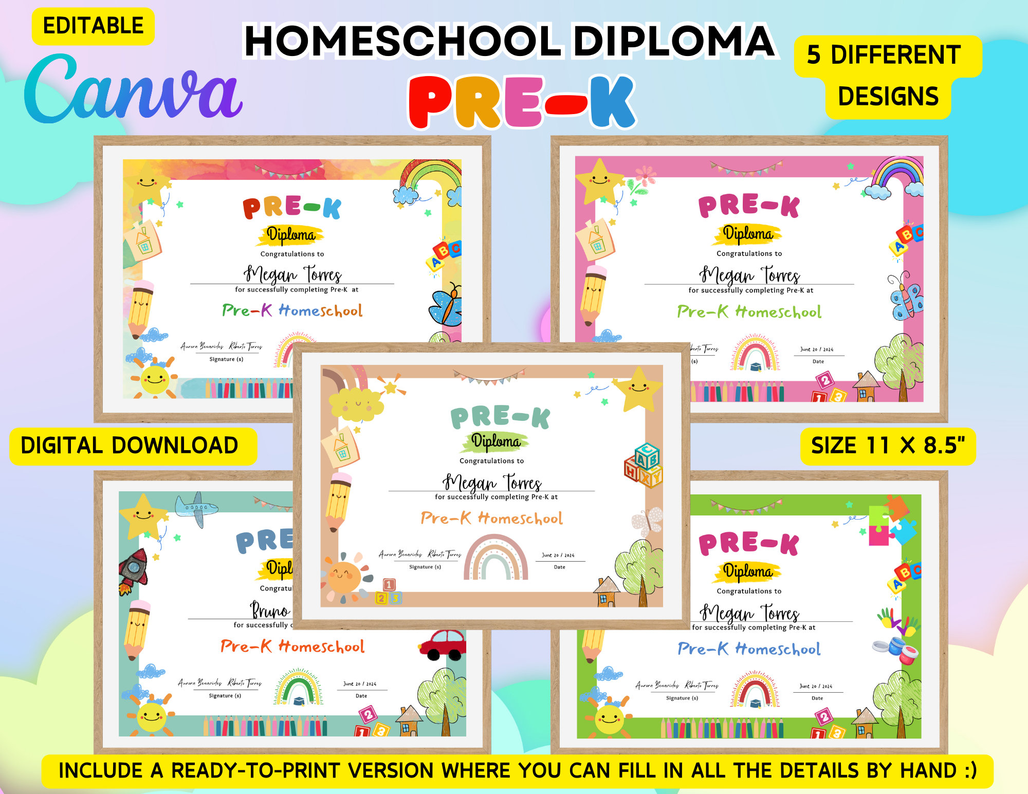 Bundle PRE K Printable Homeschool - Il Fullxfull.6077311969 7yhj 