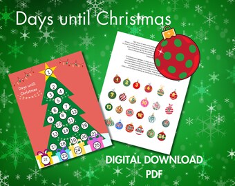 Christmas Countdown | Christmas Countdown Advent Calendar | Learning ...
