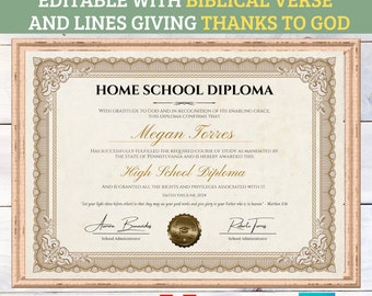Printable Homeschool Diploma With - Il 340x270.6063601927 A5mu 
