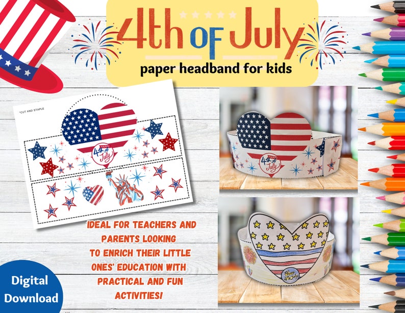 fourth of july headband crafts