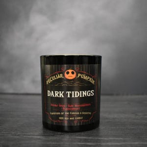 Dark Tidings Candle (1-Wick) | Spooky Halloween Candle | Holiday Spice,  Dark Winterberries, Blackcurrant