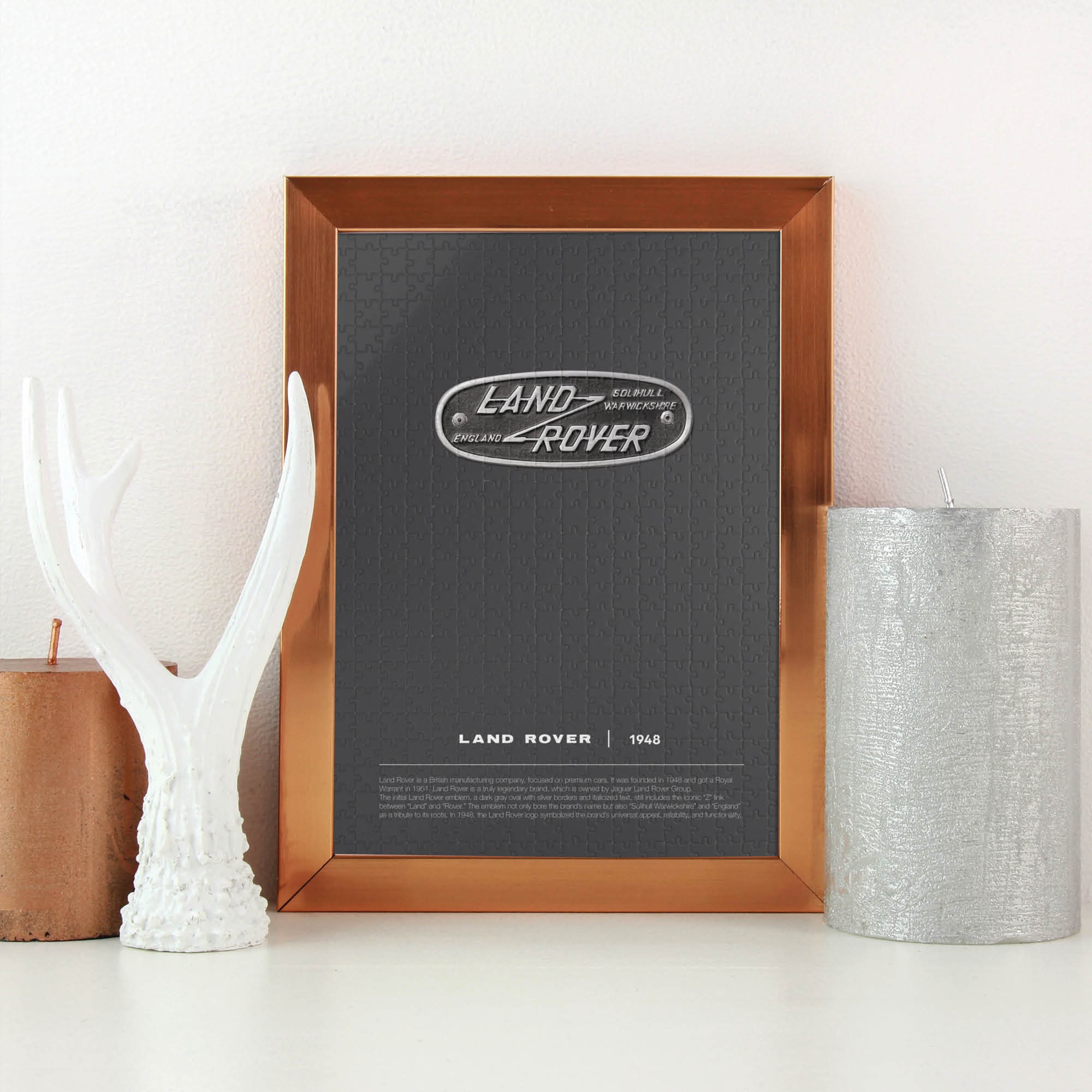 Land Rover Logo 1948 Jigsaw Puzzle, Classic Land Rover Car, Range Rover ...