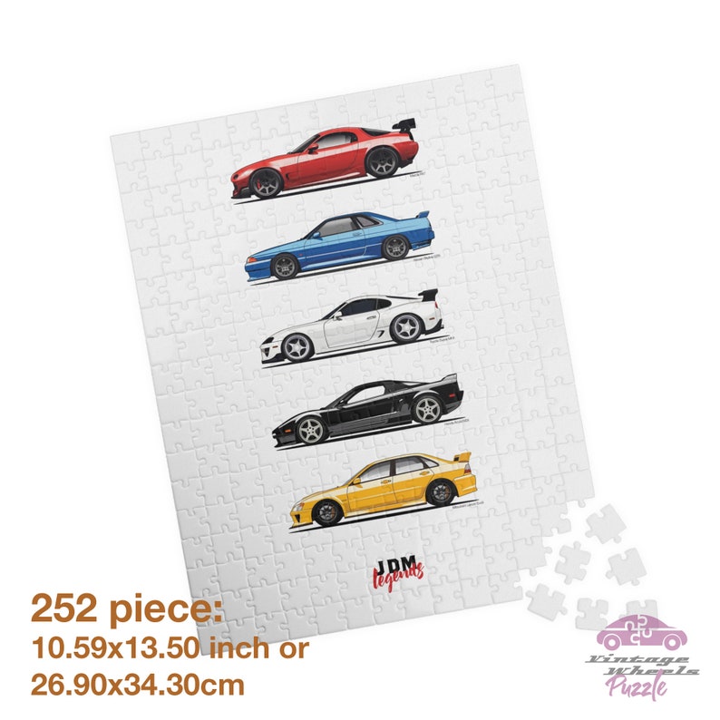 Legend JDM Car Collection Jigsaw Puzzle Classic JDM Car JDM Etsy