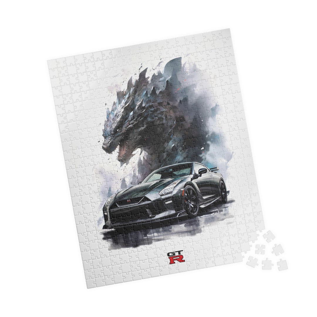 Nissan GT-R Godzilla Jigsaw Puzzle JDM Car Special Gift - Etsy Australia