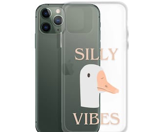 Silly Goose Clear Case for iPhone® | Stay Silly Funny Phone Case | Trending Phone Case | Silly Goose Vibes