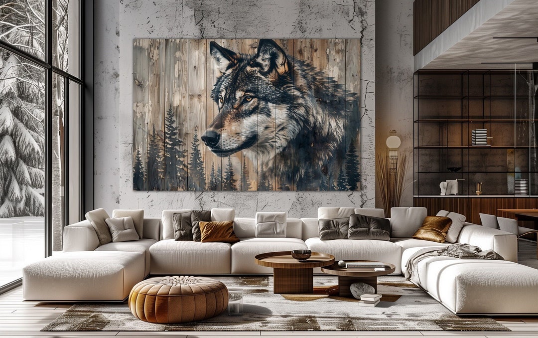Rustic Wolf This item is unavailable - Etsy