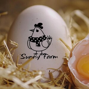 Mini Egg Stamp | Homesteading | Farm Stamp | Egg Marking | Egg Stamper | Egg Carton Stamp | Cute Egg Stamp | FarmGirl | Family Farm | DUCK