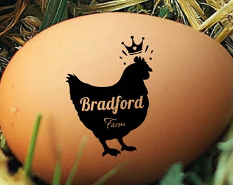 Butt Nugget Egg Stamp Frische Eier vom Bauernhof, kleines Huhn Stempel, lustiges Coop Geschenk für ihn, Knebelgeschenk für Bauer, Gehöft, Hen Stamper