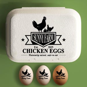 Egg Carton Chicken Stamp | Egg Carton Stamp | Egg Carton Stamp with Ink | Egg Potato Stamp | Chicken Coop Farmer Giveaway